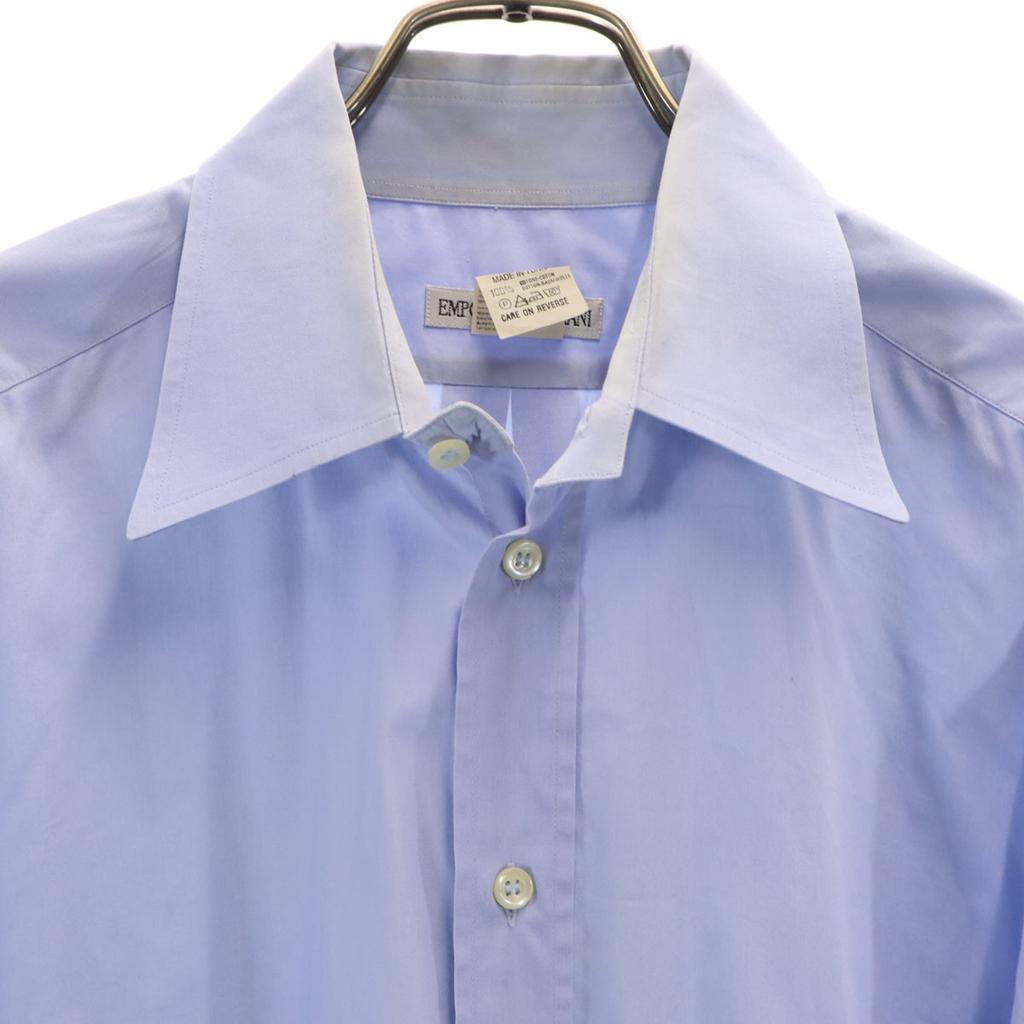 Emporio Armani Long Sleeve Cotton Shirt 41 Lavender Men's Used