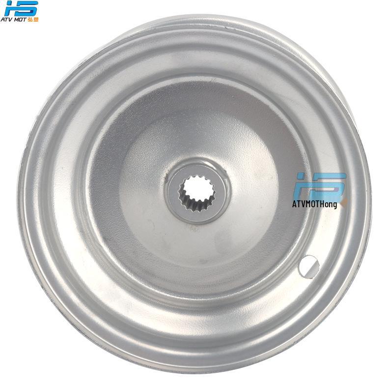 Voiturette de plage ATV Little Bull avec pneus de 6 pouces, 17 dents, jantes en acier argenté 13X5.00-6