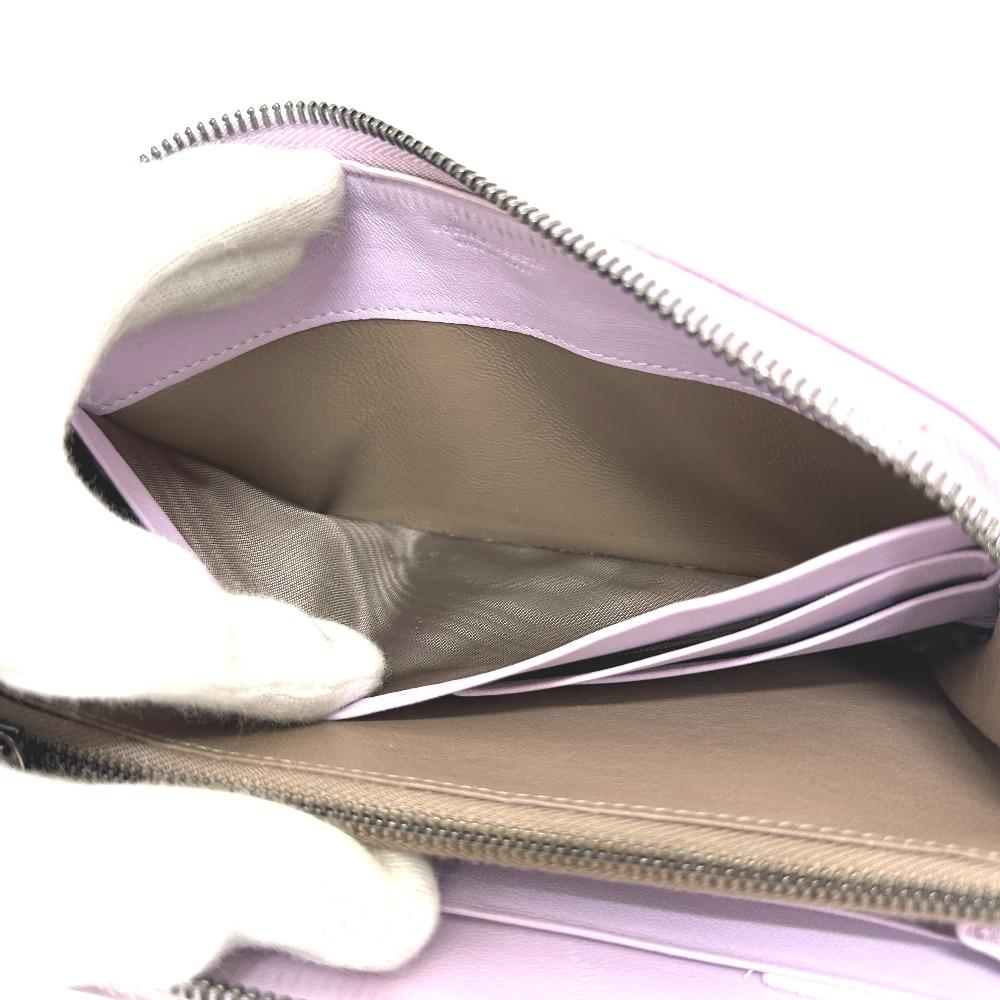 BOTTEGA VENETA 114076 Intrecciato Wallet Zip Around Wallet Long Wallet