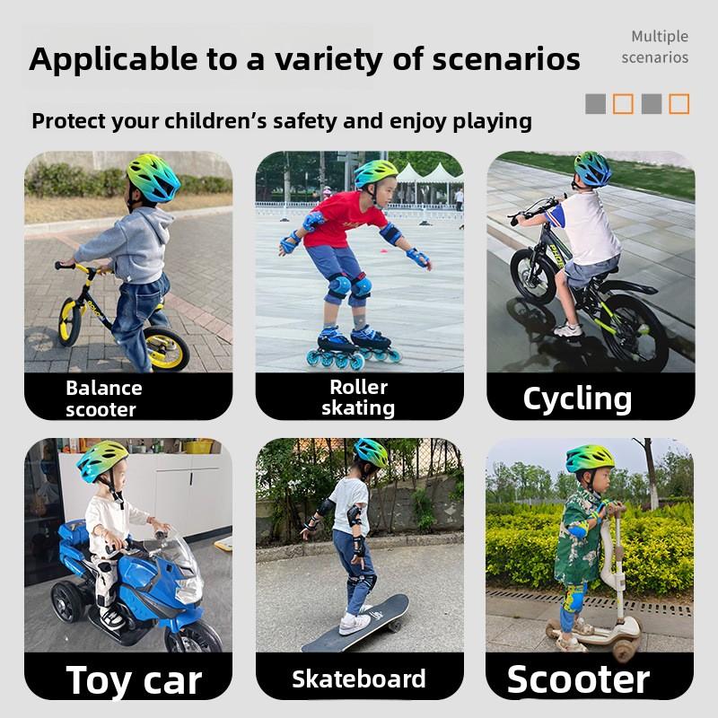 Kids Bicycle Helmets Boy Riding Girl Bicycle Mountain Bike Hard Hat Teen Riding Gear Lightweight