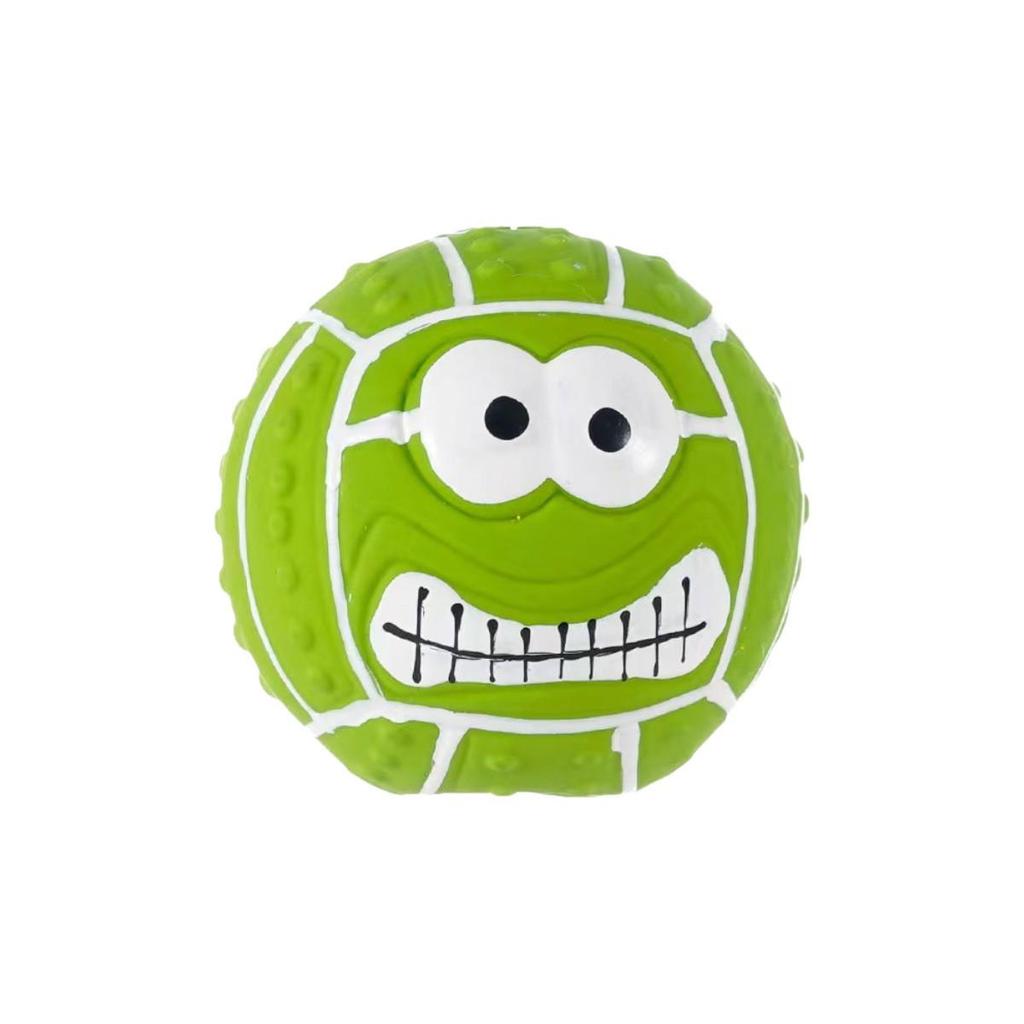 Corgi Squeaky Latex Rugby Toy for Dog Teeth Cleaning