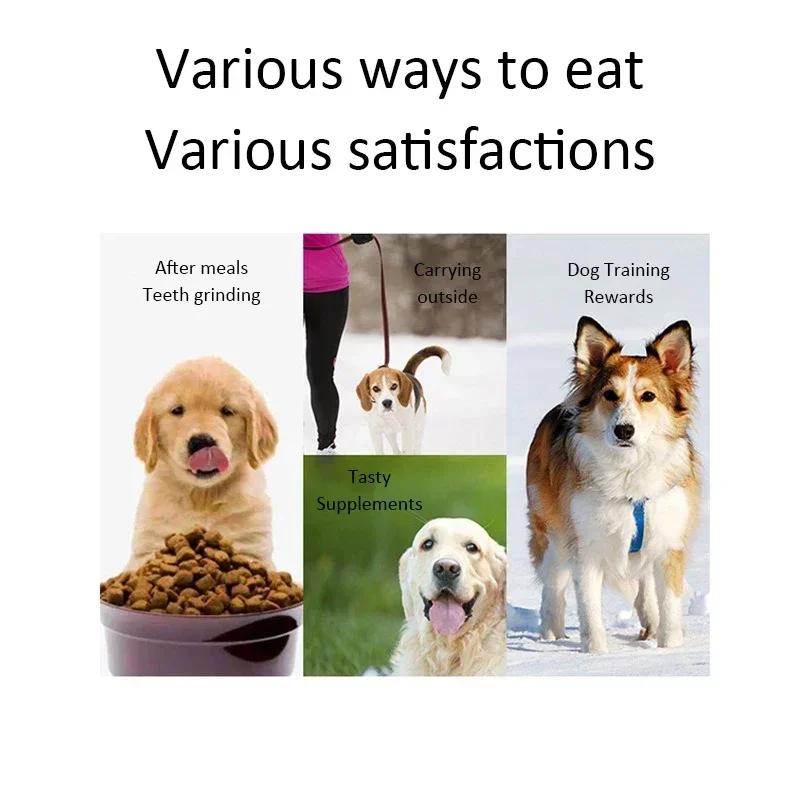Stick Bruxismo para Cães Seis Estrelas Conveniente para Levar Armazenamento Hálito Fresco Fácil de Mastigar Cães Adultos Recompensas de Treino para Filhotes Petiscos para Animais de Estimação