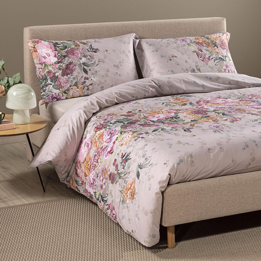 Double Duvet Cover with Pillowcases Ikebana Garden In Cotton 255X200