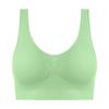 Plus Size Wireless Sports Bra Seamless Thin Padded Running Underwear
