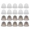 10PCS Hearing Aid Domes 12mm/0.5in Double Layer Soft Silicone Washable Removable Anti Static