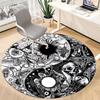 1pc Yin-Yang Symbol Chair Carpet for Office Non-Slip, Machine Washable Rug for Office, Room - Holiday Decor, Machine Made yy251016115