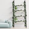 200cm Simulated Flowers Rose Pattern Black Color Artificial Rose Vines Realistic Handmade Halloween Garland Halloween Party