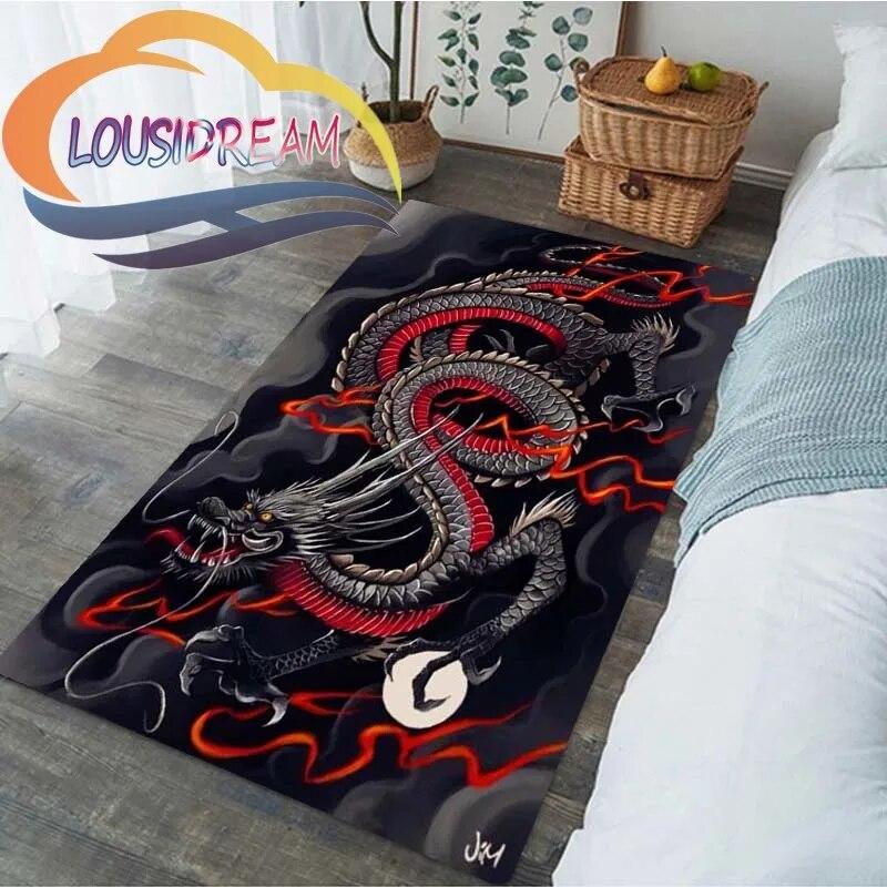 Różne wzory dywany z motywem smoka Moda 3D Salon Łóżko Duży obszar miękki Dywan Dom Dziecięcy mata podłogowa Dekoracja