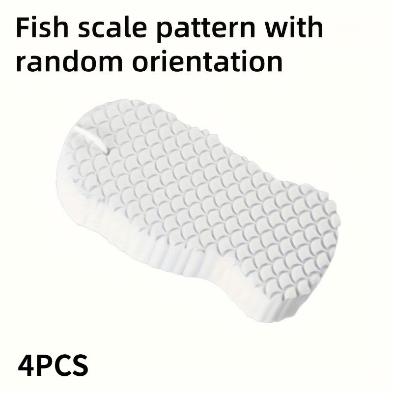 Nordic Style Exfoliating Bath Sponge, Dual-Sided Scrubbing Tool, Travel Portable Shower Brush, Suitable for Baby & Mom