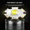 High Power Led Flashlight Rechargeable Camping Torch ABS Material With 3 Lighting Modes For Adventure, Camping, Outdoor, Etc.