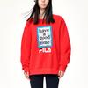 New FILA X Have A Good Time Have A Good Time Collection Sweatshirt Unisex Passion Red F11U149204F-RD