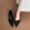 2026 Women's Spring New Classic Solid  Stiletto Shoes Elegant Dress Party Lightweight Shallow Mouth Women's High Heels Plus Size