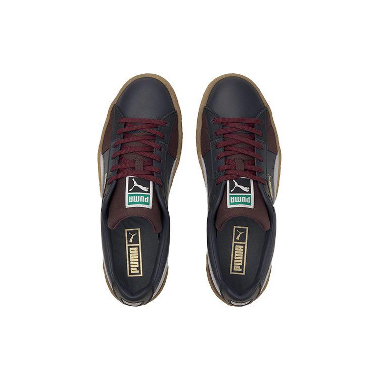 Puma Suede Crepe Patch - Fudge Grey Violet Unisex Sneakers Black Ebony 381195-02