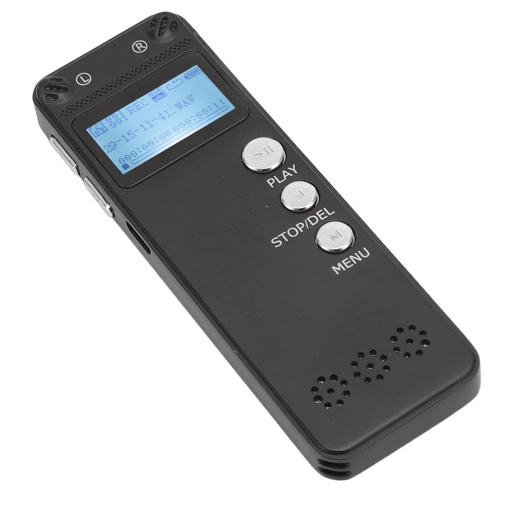 Digital Voice Recorder Professional One Button Recording HD Noise Reduction Voice Activated Recorder MP3 Player with