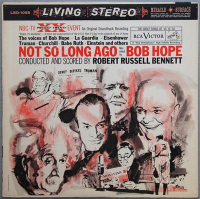 LP Record ROBERT RUSSELL BENNETT NARRATED BY - Not So Long Ago LSO1055 RCA Victor 1960 US Soundtracks & Musicals Used