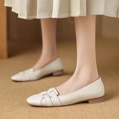 2024 Spring Autumn Women's Shoes Rounded Toe Low Heel Gentle ElegantComfort Temperament Work Pumps Shoes for Women
