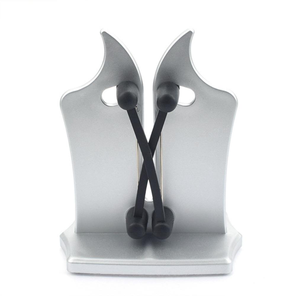 Высокая Твердость Кухонная Точилка Ручная Машина для Заточки Ножей Безопасный Точильный Камень Дом серебряный