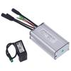 Electric Bike Motor Controller 22A Speed Controller with LCD4 Panel 1 To 2 Cable Fully Waterproof Kit for 500W Gear