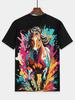Children's Boy's Clothing Design Horse Riding T-shirty Korean Children's Clothes 2024 Kids Spring Clothes Child T-shirt Top Boys
