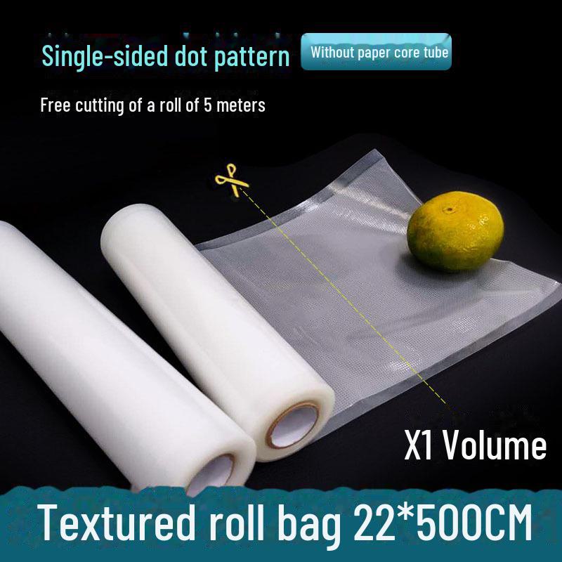 3m/roll vacuum seal bags - durable, BPA-free, tear-resistant, easy-cut. Ideal for sous vide, meal prep, beef storage kitchen