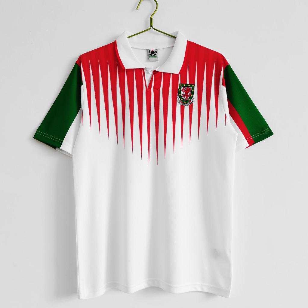 1996/98 Vintage Wales away jersey No. 11 Wales football jersey S белый