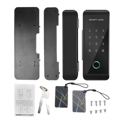 Cerradura Inteligente WIFI Huella Digital Empujar Tirar Entrada Sin Llave Cerraduras de Puerta para Puerta de Vidrio Metal Madera TY Control Remoto por APP Multi