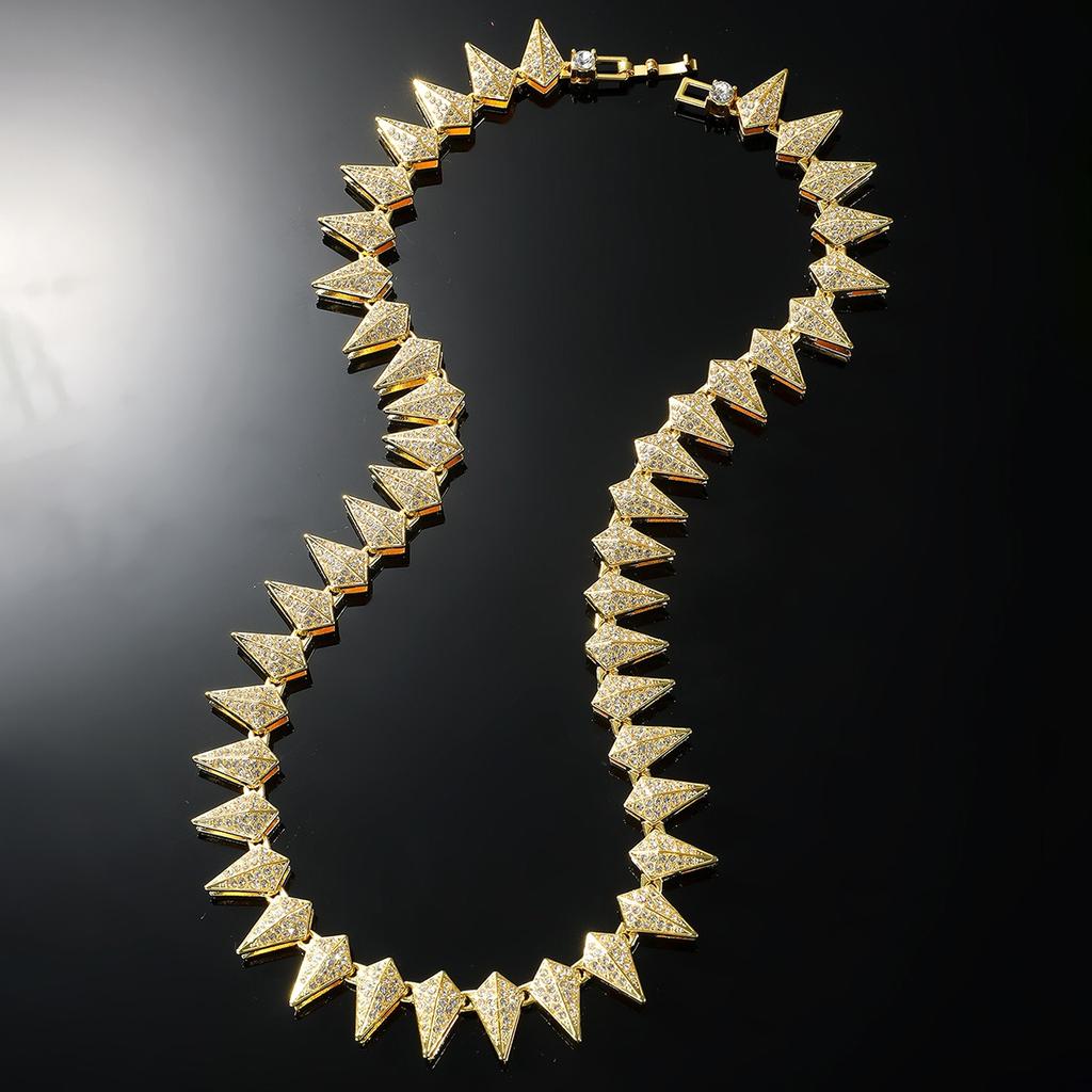 2025 New 4mm Iced Out Tennis Chain Necklace  Color Dropwater Charm Bling Hip Hop Jewelry for Men Women  20inch Party Gift