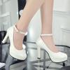 Women's Shoes Fashion Comfortable High Heels Spring Casual Pumps Women's High Heels Solid Color Wedge Shoes Plus Size High Heels