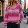 Women's Vintage Printed Cotton Feel Blouse for Casual Daily Wear