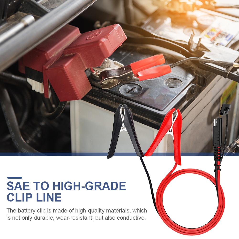 Car Quick Connector Charger Quick Connect Alligator Clip Line 60CM Charging Line Maximum Current 15A for Cars for Car