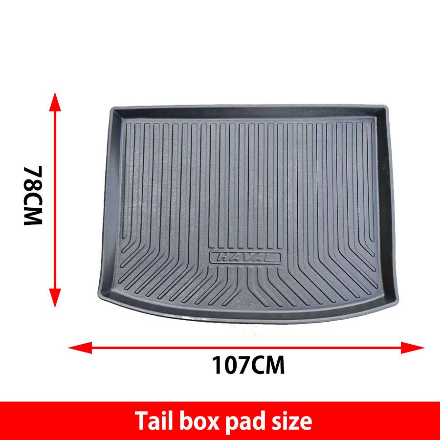 Eco-friendly Wear-resistant Waterproof TPE Trunk Mat for 2017-2019 Great Wall Haval H6