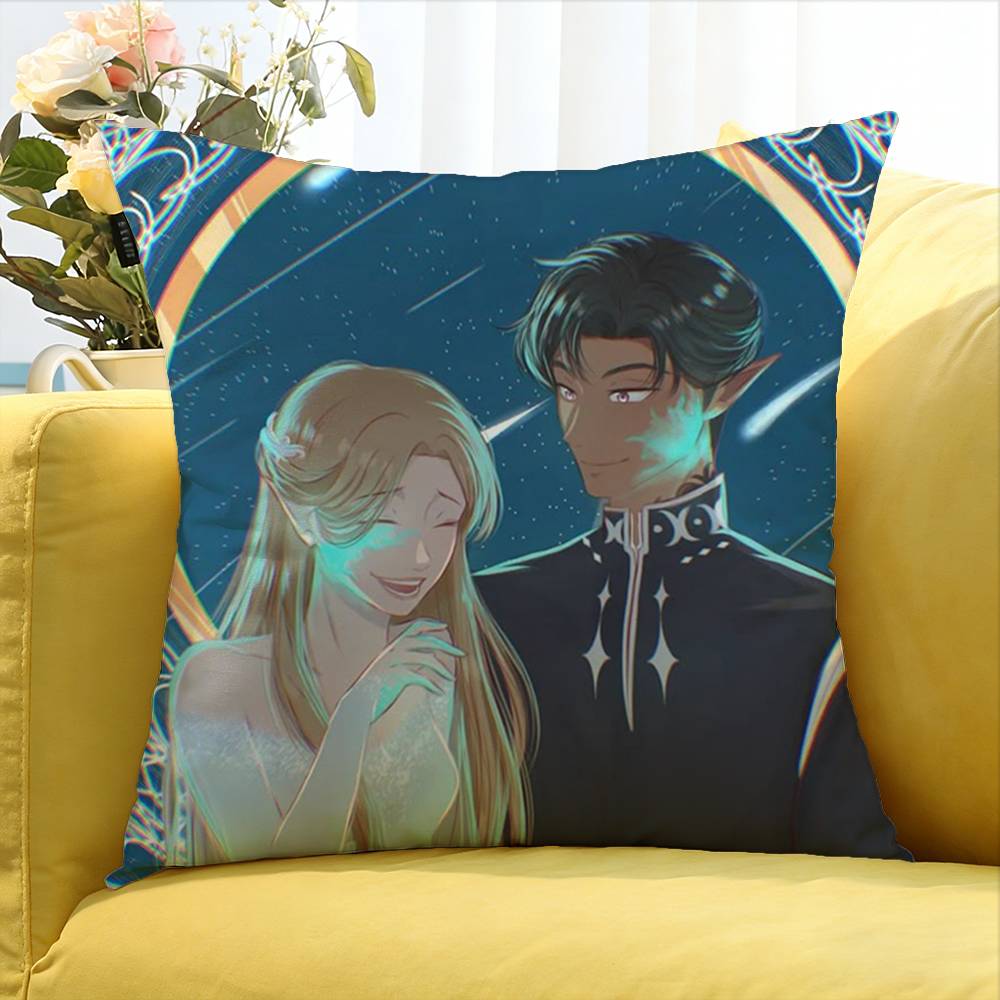 Acotar Court M-Mist And Fury Various Sizes Square Pillow Case For Car Home Bedchamber Decor