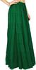 Phagun Damen Sommer Baumwolle Ziegelrot Rock Ethnisches Design Kordelzug Taille -