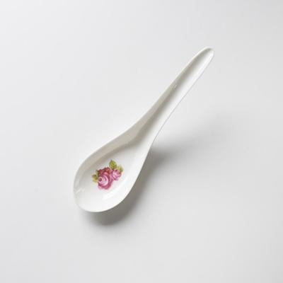 Vintage Blomma Melamin Udon Sked