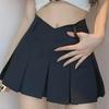 V-Waist Pleated High Waisted A-Line Mini Skirt – Sexy, College-Inspired Design