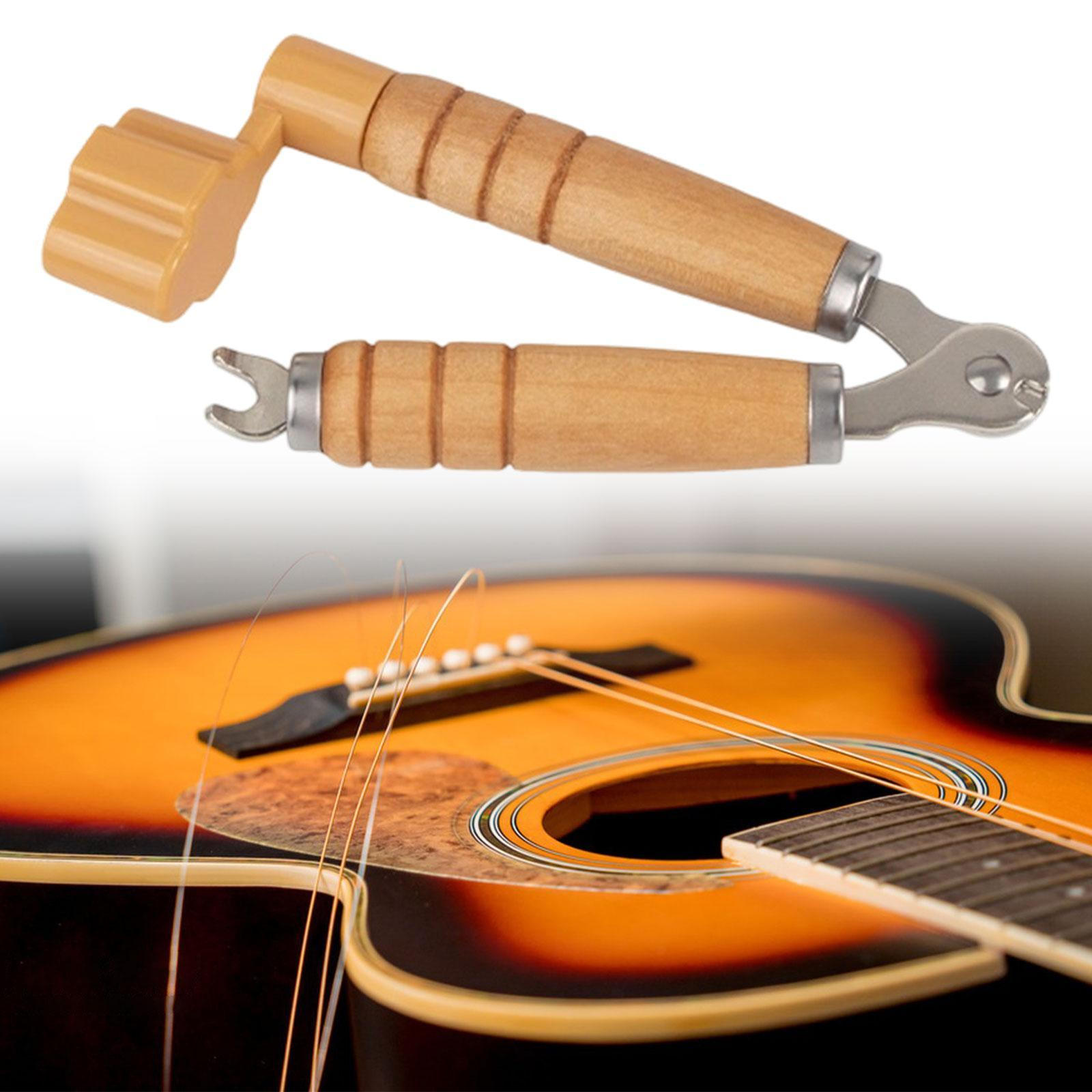 

Guitar String Winder 3 in 1 Guitars Tools Repair Maintenance Cut for Ukelele Bass