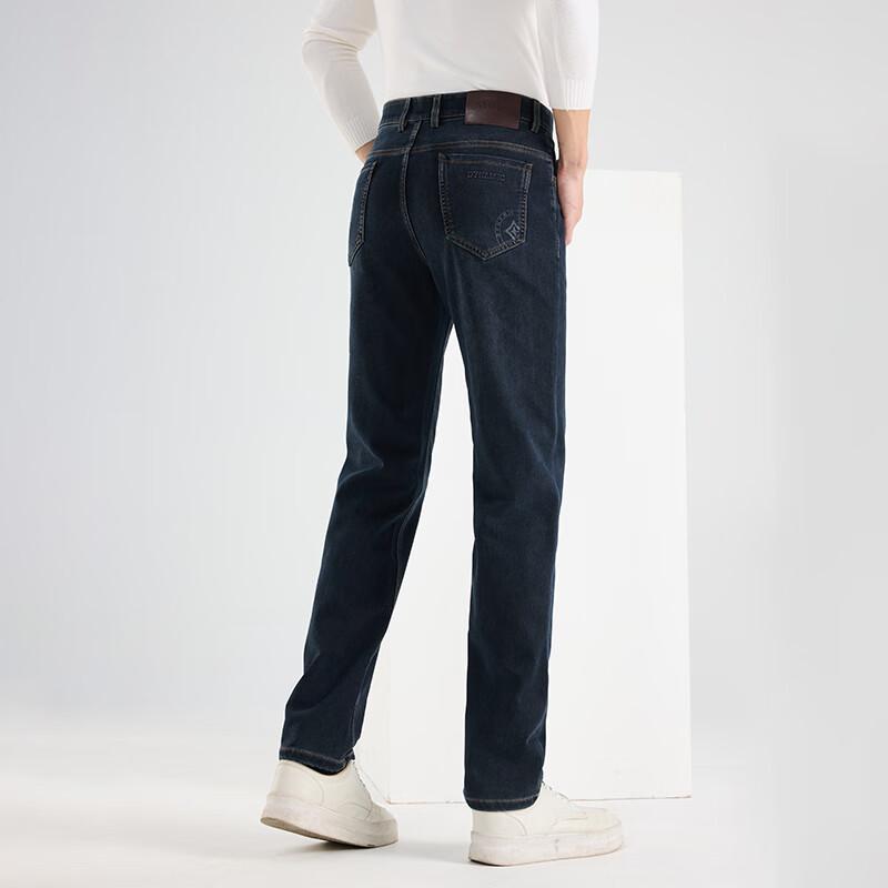 Fengxun Men's Straight Leg Jeans