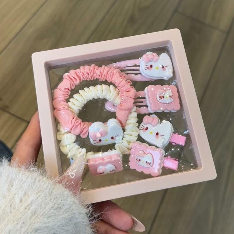 Cartoon Princess Hair Accessory Set: Cute Hair Clips for Girls