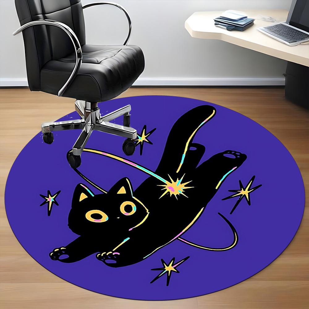 1pc Witchcraft Magic Office Round Area Rug, Under Office Chairs Bedroom Living Room Home Decor, Room Deco