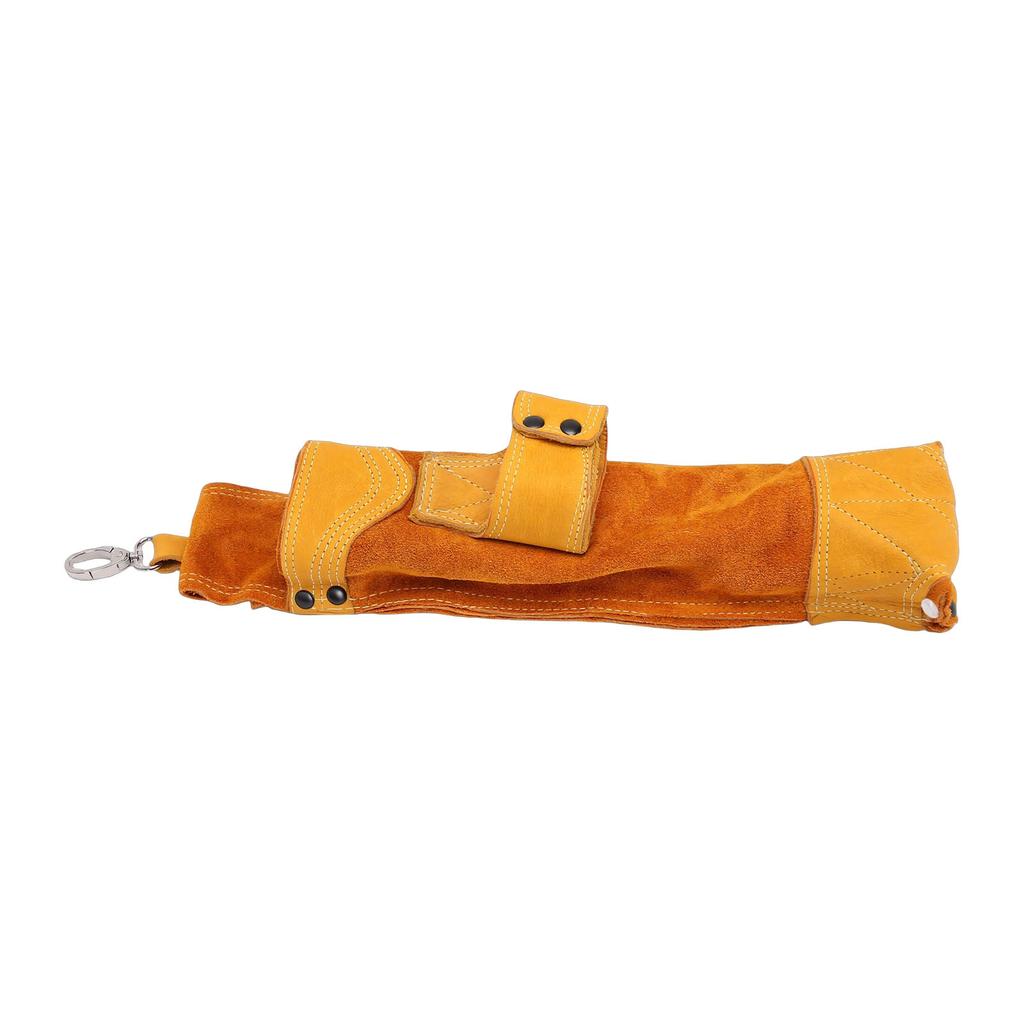 Borsa Elettrodi Ignifuga Portabastoni Saldatura in Pelle PU Borsa di Stoccaggio Ispessita Resistente all'Usura