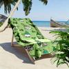 Gnome and Clover Pattern Green Towel Beach towel quick-drying for travel outdoor sports jogging beach and swimming