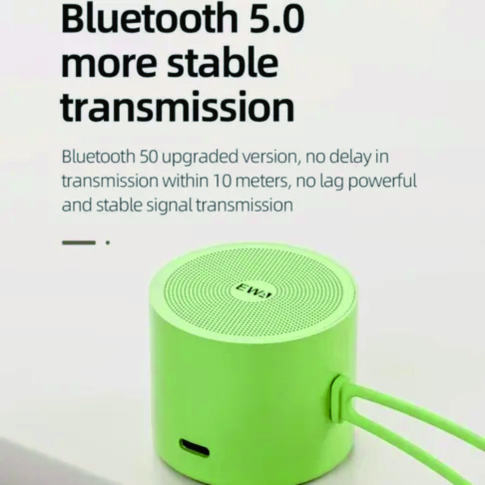 EWA A127 Metall Bluetooth Lautsprecher Klein Tragbar Stahlpistole Heavy Metal Kabelloser Subwoofer Outdoor Mini USB Bluetooth Lautsprecher