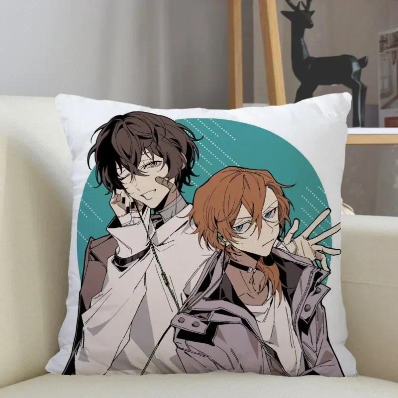 Musife Nikolai Gogol Bungou Stray Dogs Pillowcase Sofa Decorative Cushion Cover Pillowcase Home Decor