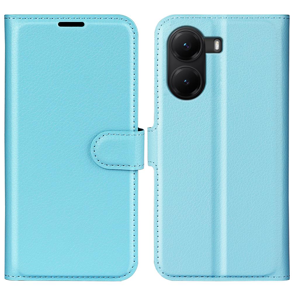 For Xiaomi Poco X7 Pro 5G Case Litchi Texture Shockproof Leather Wallet Phone Cover