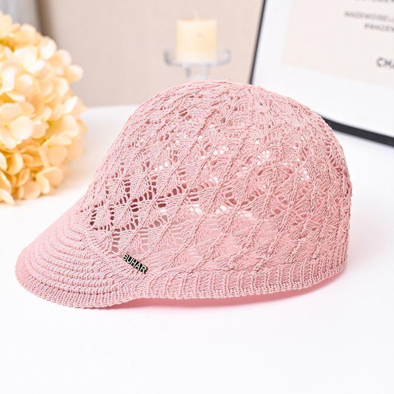 Hut Damen Frühling/Sommer Entenschnabelkappe Design Sinn Ausgeschnitten Damen Eis Seide Hut Beilei Hut