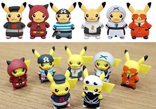 

Учасник Pokemon Center, уявна фігурка Пікачу, усі 7 типів
