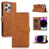 Calf Texture Phone Case for iPhone 15 Pro,Stand Wallet PU Leather Full Protection Phone Cover