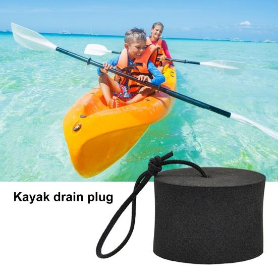 4ks kajakové vypouštěcí zátky Odtokové otvory zátka s lankem Nafukovací člun EVA Záchytná zátka na vodu Kajakové odtokové zátky Příslušenství kajaku