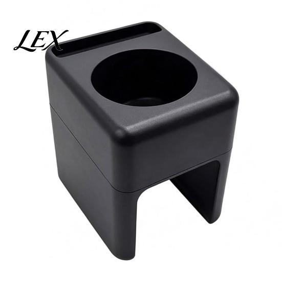 Professionelt Styling Station Tilbehør Frisørstol Armlæn Bakke, Hår Opbevarings Organizer med Telefon/Kopholder, Plast Skønheds Arbejdsplads Sidebord til