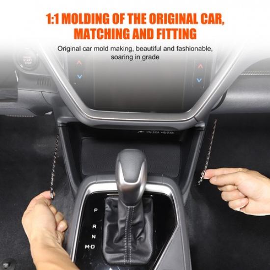 Carbon Fiber Center Console Side Strip Trim Sticker Fit For Subaru Crosstrek 23+
